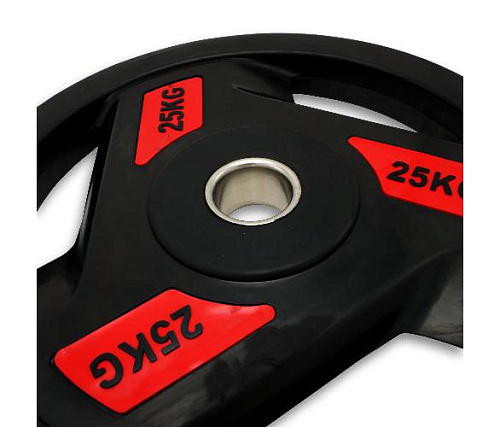 Диск обрезиненный с хватом Unix Fit PRO 25 кг, 51 мм