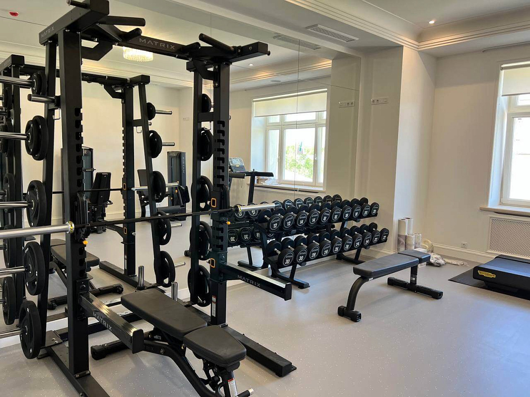 Тренажёрный зал для загородного дома в Подмосковье