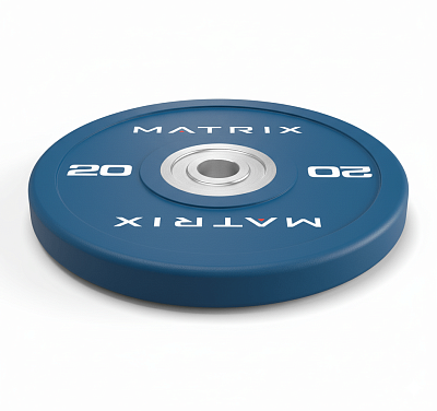 Диск обрезиненный бамперный Matrix Rubber Colored Bumper Plate