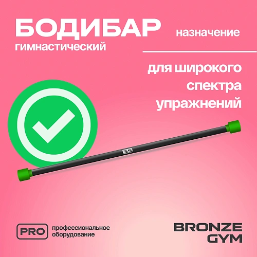 Гимнастическая палка бодибар Bronze Gym, 3 кг