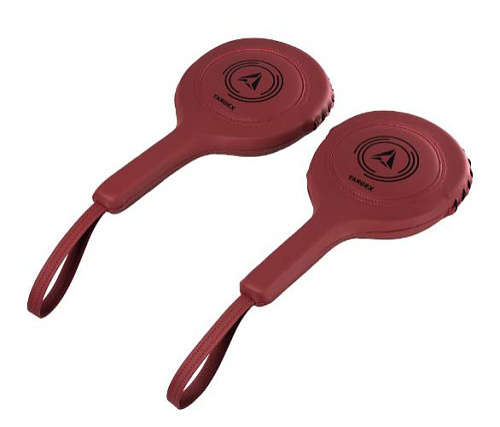 Тренерские ракетки для бокса Targex красные