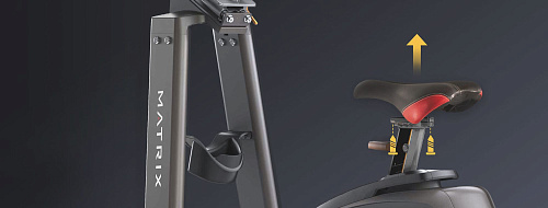 Вертикальный велотренажер Matrix Fitness U30XIR