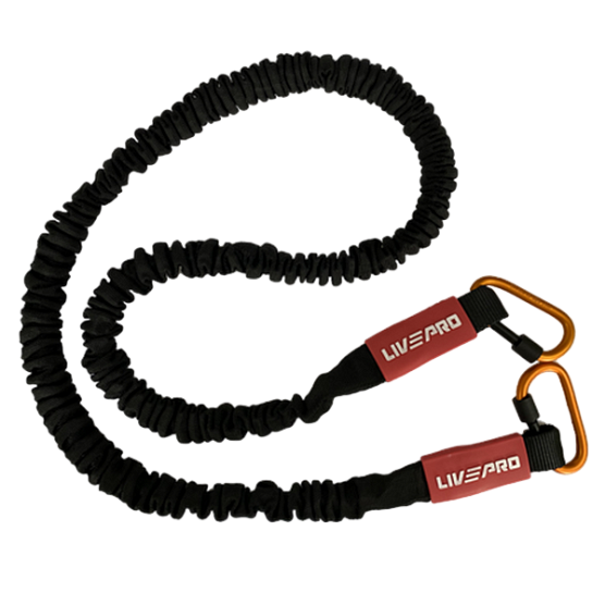 Livepro LP8401-H Эспандер эластичный с карабином 
