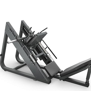 Купить Нагружаемый дисками тренажер Unix Fit PRO (UC-1662) жим ногами 45 градусов / гакк машина в Москве