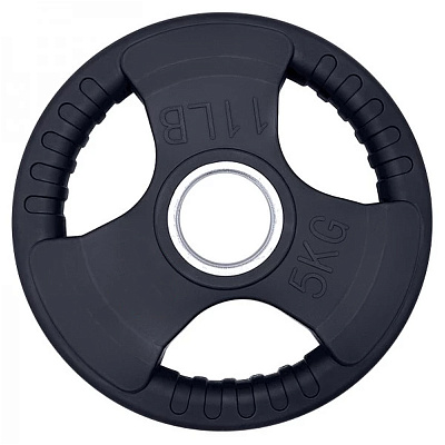 Диск олимпийский 5 кг Black Edition KRAFT Fitness