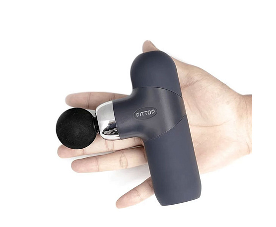 Перкуссионный массажер Fittop SuperHit Mini II синий фото2