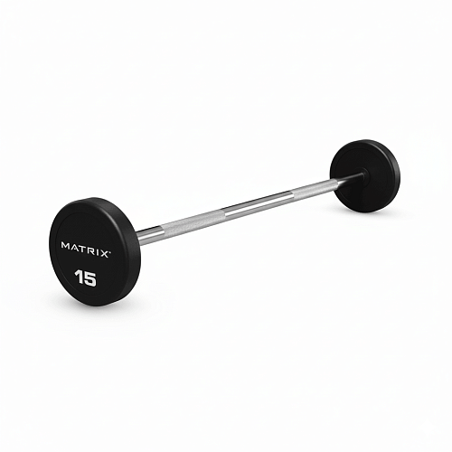 Набор фиксированных штанг уретановых Matrix Urethane Straight Barbell Set 25-45 кг 5 шт
