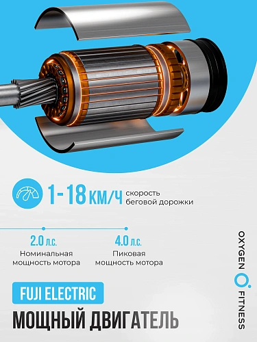Беговая дорожка домашняя OXYGEN FITNESS SPEEDSTER