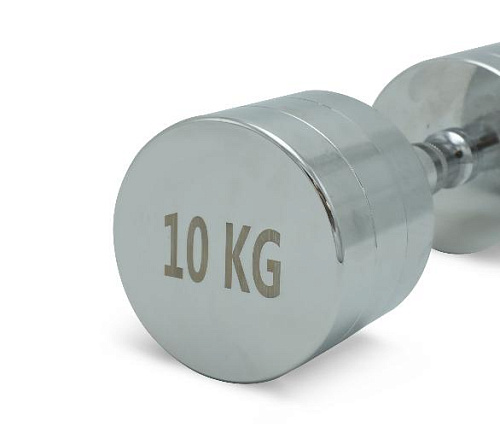 Гантель круглая хромированная Unix Fit PRO 10 кг / шт.