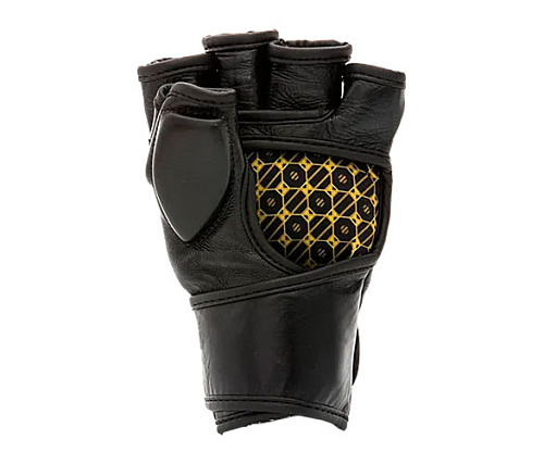 Премиальные MMA тренировочные перчатки UFC 6 унций чёрные L/XL
