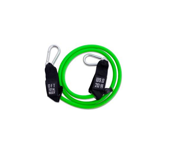 Original FitTools Эспандер из натурального латекса с карабинами сопротивление 20 lbs