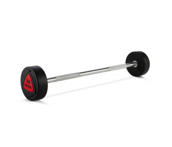 Штанга уретановая Ziva ZVO-BSPU-1113-RD 45 кг