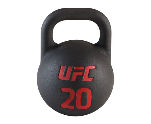 Гиря UFC 20 кг, литая сталь, резиновое покрытие Купить Гиря UFC 20 кг, литая сталь, резиновое покрытие в Москве