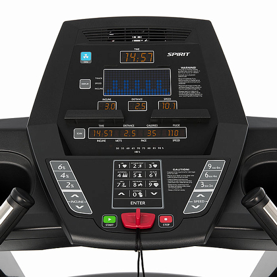 Беговая дорожка Spirit Fitness CT800 Silver фото5