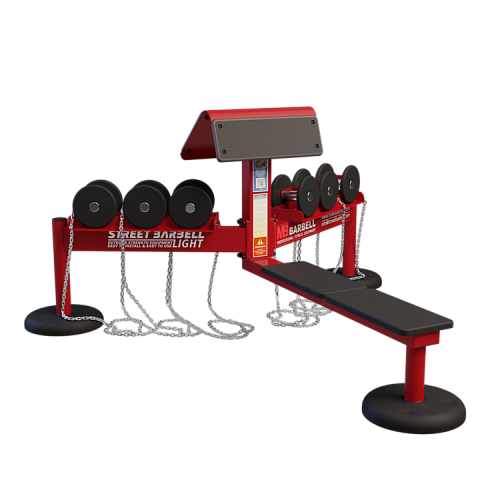 Гантельный ряд MB Barbell StreetBarbellLight Dumbbell set MB 7.71E (легкий)