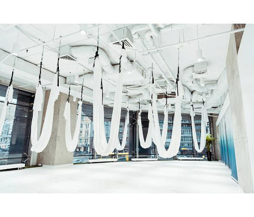 Йога гамак Targex, белый