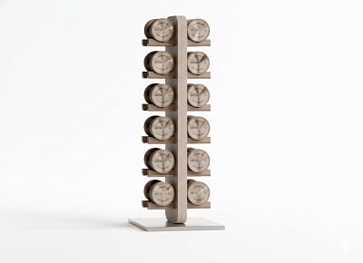 Набор гантелей с вертикальной стойкой Technogym Personal Dumbbells Vertical Heavy Set