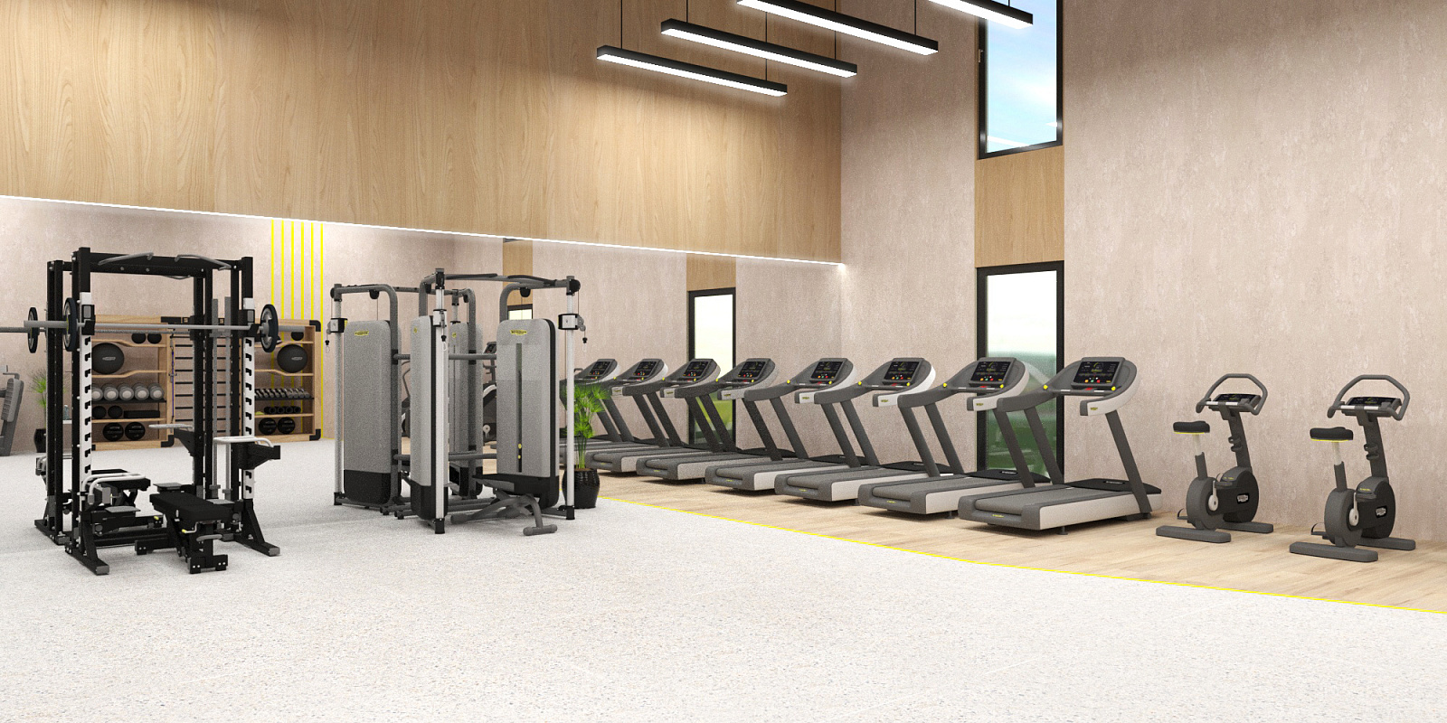 Спортивный зал для академии фигурного катания «Ангелы Плющенко»