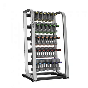 Стойка для гантелей Life Fitness (Арктический серебряный)