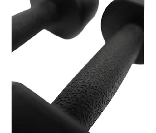 Набор термополиуретановых гантелей Bronze Gym 1–10 кг, 10 пар, шаг 1 кг