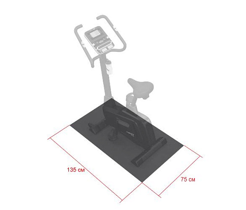 Коврик для кардиотренажеров Unix Fit (135/75)