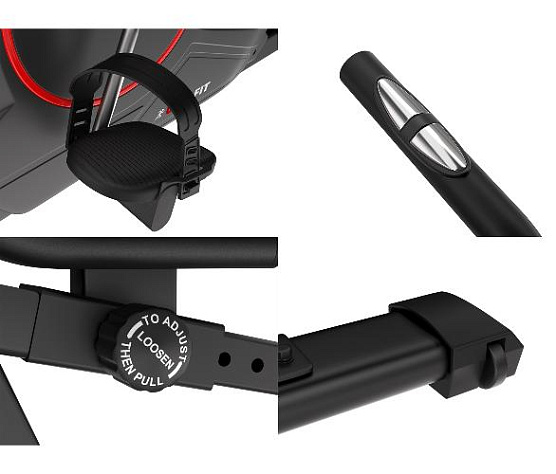 Велотренажер горизонтальный Unix Fit BR-390 фото5