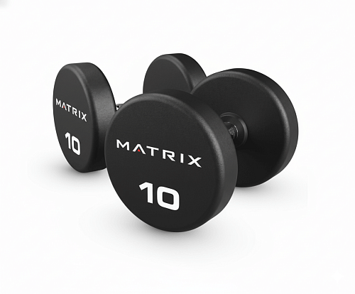 Набор гантелей уретановых Matrix Urethane Studio Dumbbell Set 1-10 кг (шаг 1 кг) 10 пар