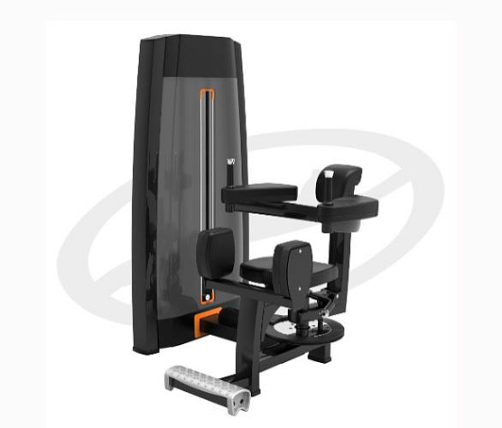 Грузоблочный тренажер на верхнюю часть тела Oxide Fitness F022 торс-машина (скручивание)