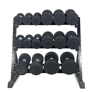 Купить Unix Fit Стойка для гексагональных гантелей DumRack Hexagon PRO (300 кг) в Москве