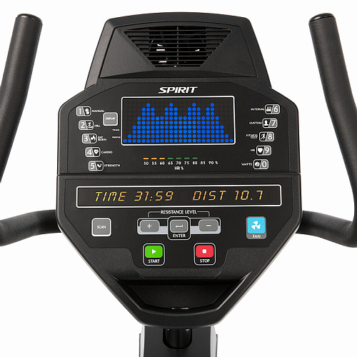 Горизонтальный тренажер Spirit Fitness CR800 Silver