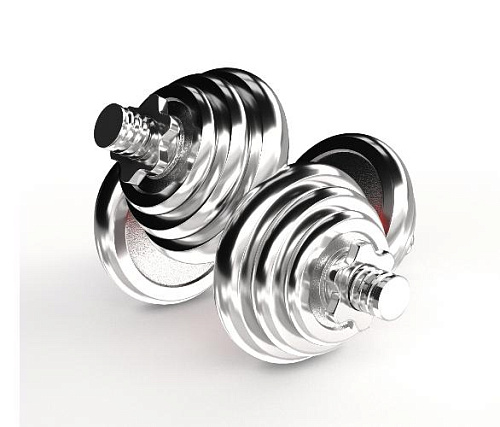 Набор гантелей в кейсе Unix Fit 20 кг