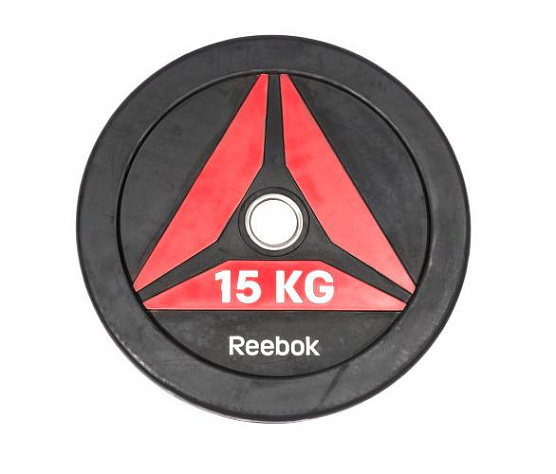 Original FitTools Олимпийский диск Reebok, 15 кг
