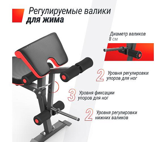 Универсальная скамья Unix Fit BENCH 160 фото9