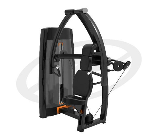 Грузоблочный тренажер на верхнюю часть тела Oxide Fitness F005 грудной жим (средняя часть грудных)