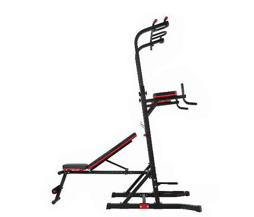 Турник-пресс-брусья со скамьей Unix Fit POWER TOWER 150P