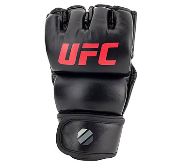 Перчатки MMA для грэпплинга UFC 7 унций чёрные L/XL