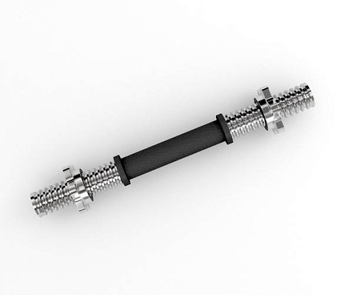 Купить Гриф гантельный обрезиненный Unix Fit 350 мм / 25 мм в Москве