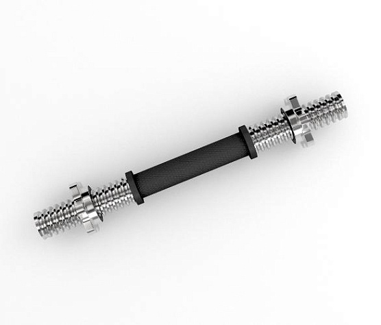 Гриф гантельный обрезиненный Unix Fit 350 мм / 25 мм