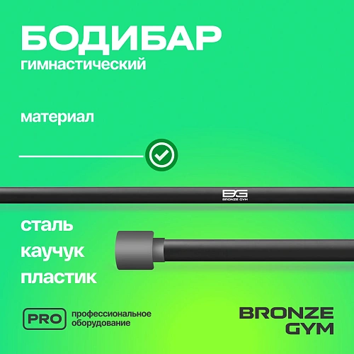 Гимнастическая палка бодибар Bronze Gym, 8 кг
