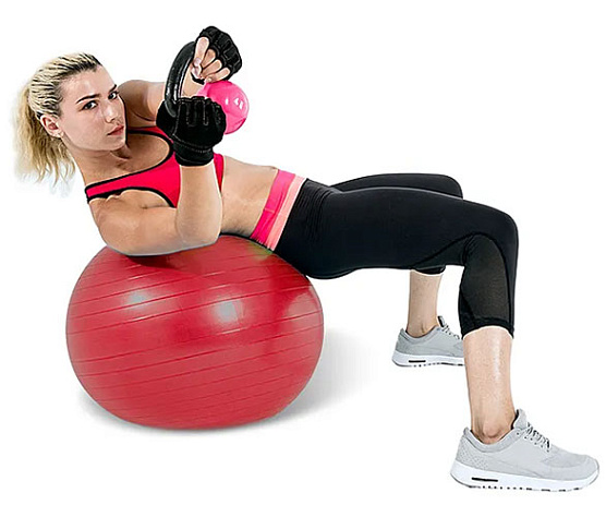 Гимнастический мяч UFC (65 см) фото1