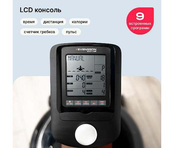 Гребной тренажер Svensson Body Labs WAVERUN домашний фото11