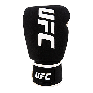 Купить UFC Перчатки для бокса и ММА черные/белые - L в Москве