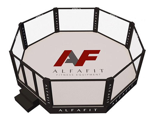 Октагон тренировочный AlfaFit на помосте высотой 0,5 м