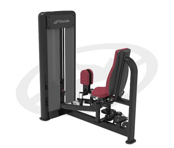 Грузоблочный тренажер на нижнюю часть тела Oxide Fitness D010 сведение / разведение ног сидя