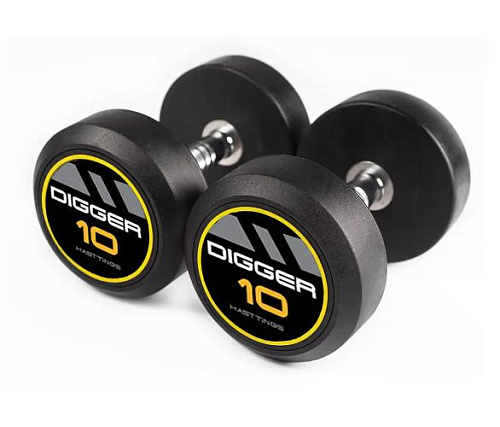 Купить Комплект обрезиненных гантелей Hasttings HD51D2A-2,5-25 10 пар от 2,5 до 25 кг в Москве