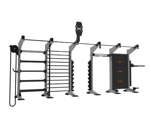 Купить Функциональная стойка 5-модульная Torque X-Create XCFW-5M-X1-05 (односторонняя комплект X1, платинум) в Москве