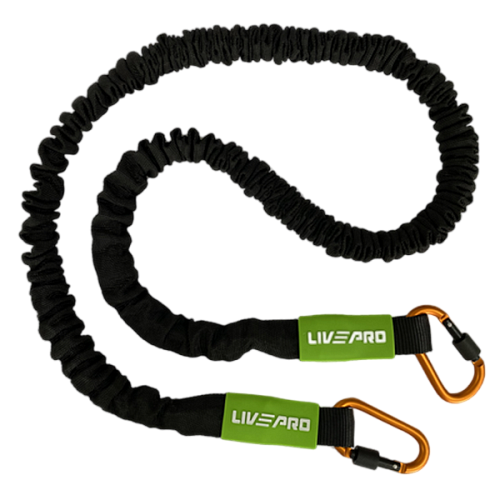 Купить Эспандер эластичный с карабином Livepro LP8401-M в Москве