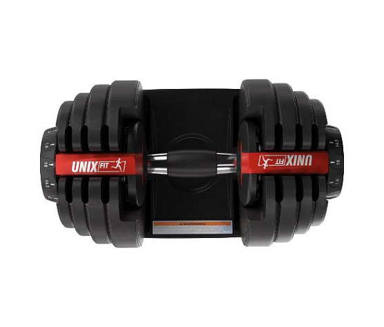 Гантель со ступенчатой регулировкой Unix Fit 40 кг фото4