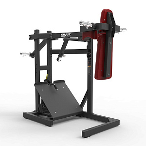 Купить Тренажеры, нагружаемые дисками Kraft Fitness Маятниковый присед KRAFT Fitness KFPLPFS в Москве