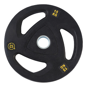 Fiton Диск обрезиненный черный, 15 кг